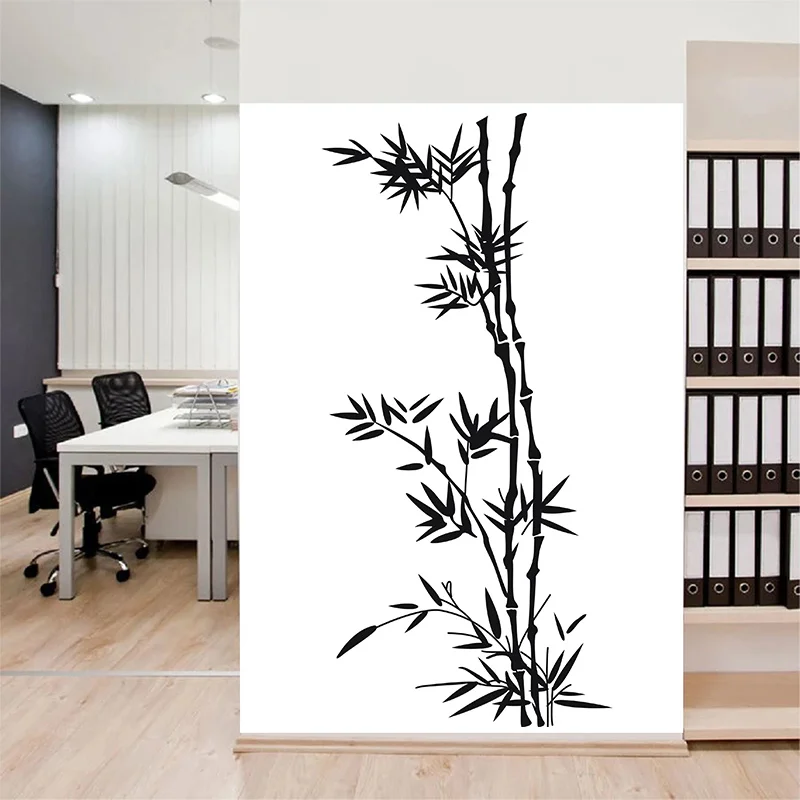 Kiwistar Fiore – bambù – Pianta Adesivo da Parete in 6 Taglie