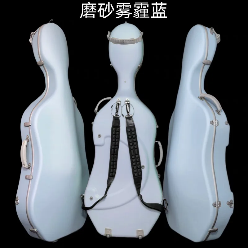 3.3kg cello hard case multi-color 4/4 carbon fiber cello case