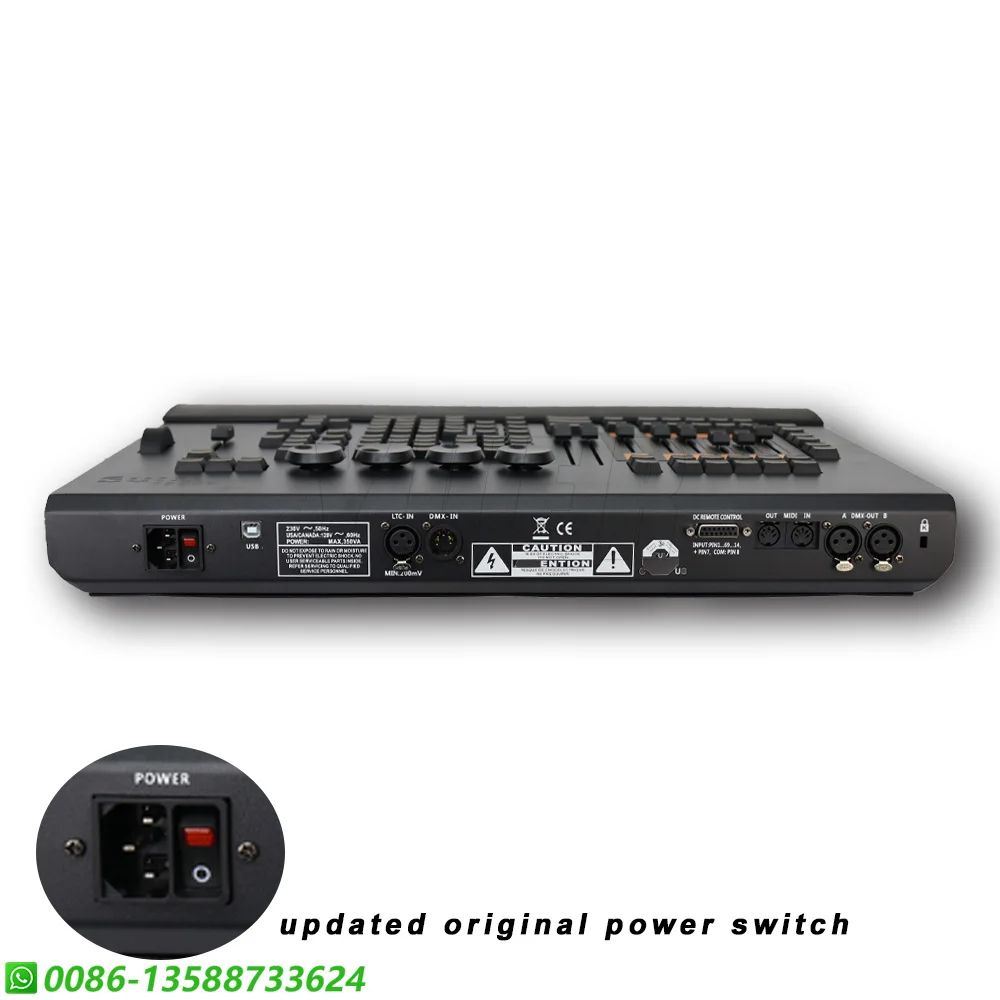 DMX Controller Command Wing Fader Wing Professional Lighting Controller Stage Lights Console MA2 Moving Head DMX512 Party 2048 Parameters