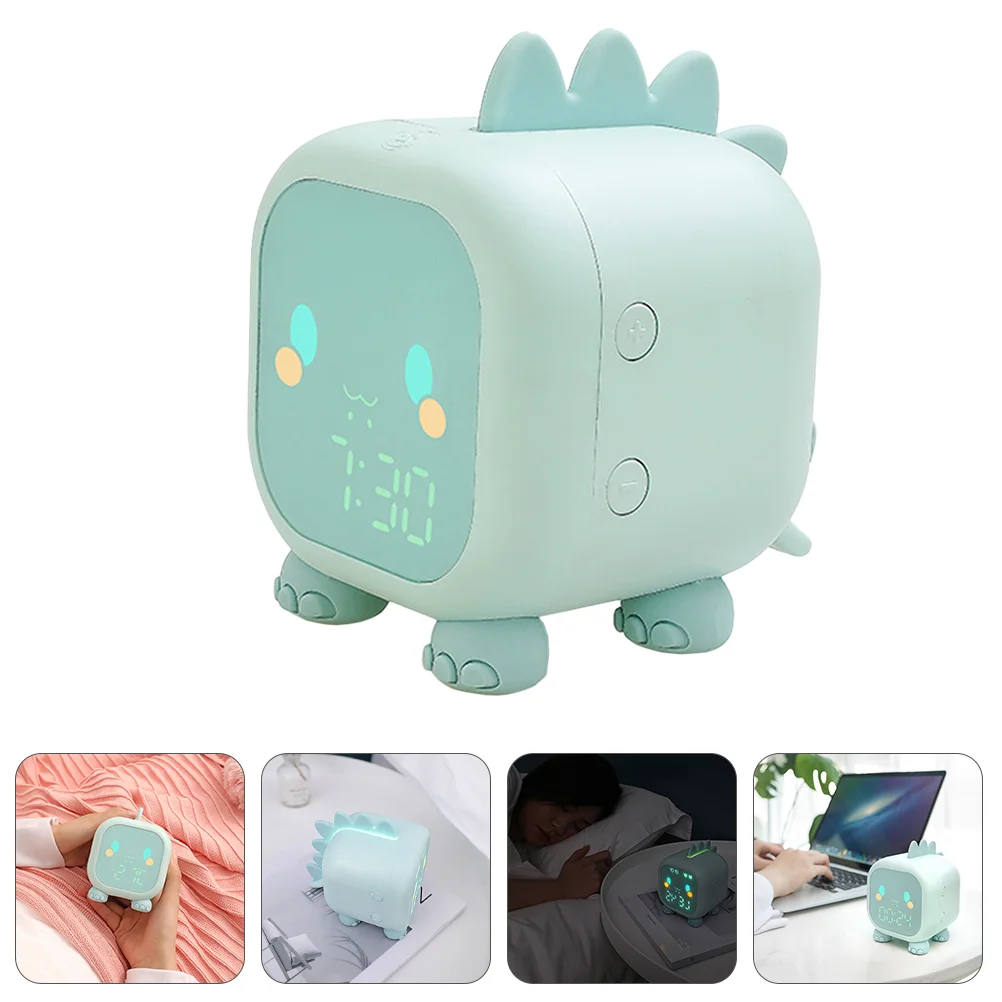 

Children's Smart Alarm Clock Creative Sleep Trainer Electronic Voice LED Digital Desktop Kid Snooze Mute Kids