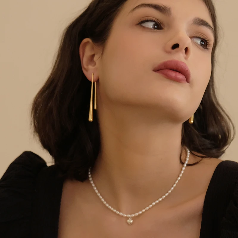 Timeless Wonder Punk Geo Detachable Bar Stud Earrings For Women Jewelry Ins Egirl Versatile Gothic Party Earings Kpop Top 4371