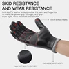 Winter Ski Gloves Sports Cycling Gloves Warm Men'S Pu Leather Gloves Non-Slip Touch Screen Gloves 2