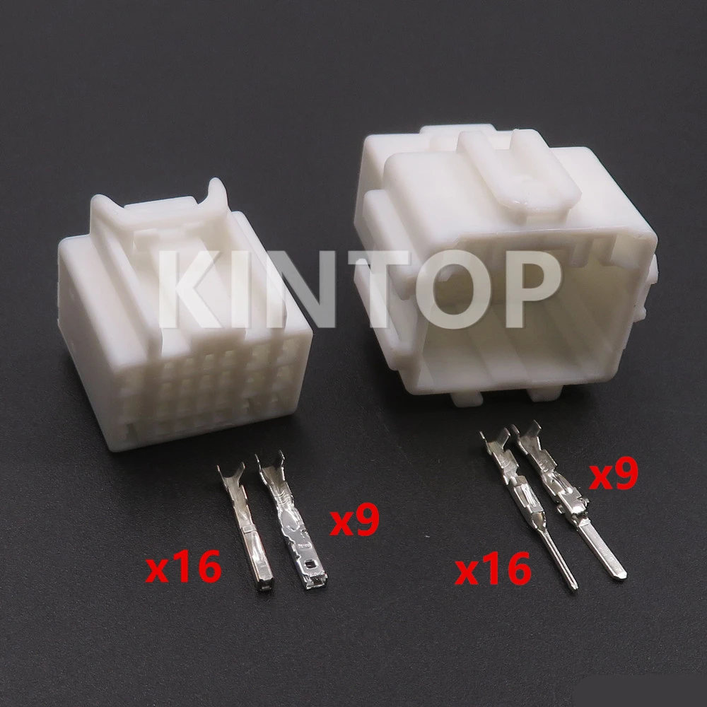 1 Set 25 Pins AC Assembly Automobile Electric Socket Auto Modification Plug Parts 7286-8860 7287-8860 Car Connector Assembly