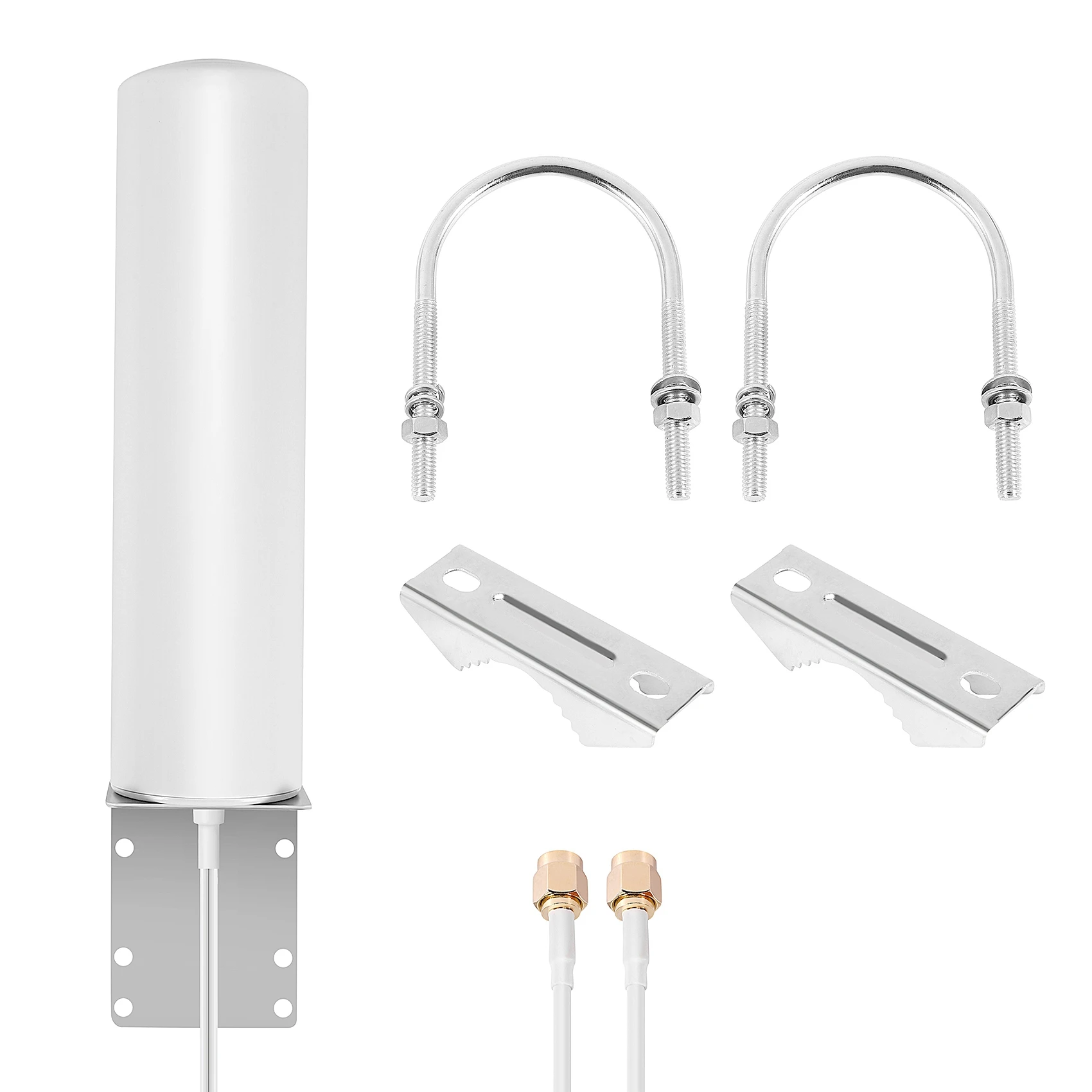 야외 외부 안테나, 3G 4G LTE, 5M 듀얼 슬라이더 SMA 커넥터, 3G 4G 라우터 모뎀용