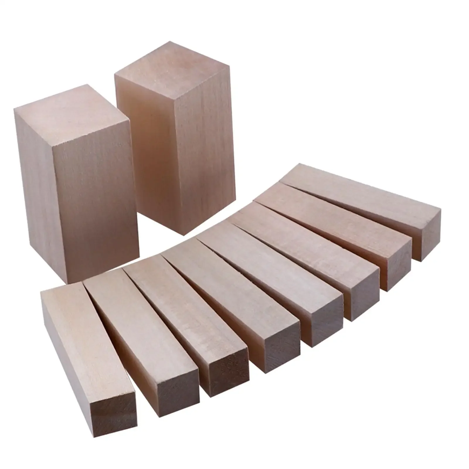 6 Pack Basswood Carving Blocks,Unfinished Wood Blocks Wood Carving Kit Wood  Blocks for Carving and Whittling
