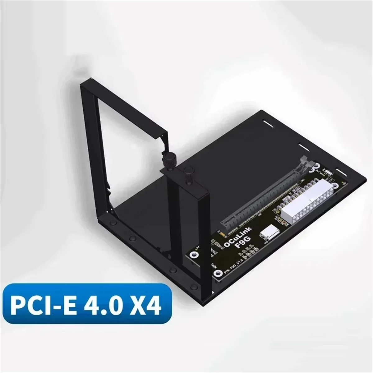 AT41F9G-BK7 EGPU OCuLink GPU Dock PCIe4.0 X4 노트북 노트북-외부 비디오 그래픽 카드 M.2 OcuLink-PCIE X16 어댑터