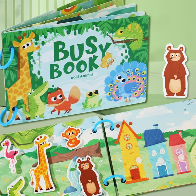 Montessori Baby Busy Book 4