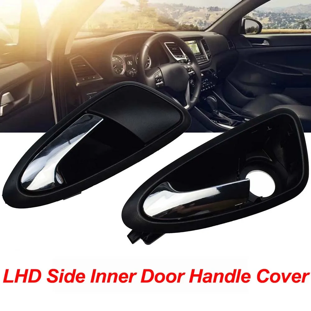 LHD 측면 내부 도어 핸들 커버 내부 자동 6J 1837113 6J 0837114 A 좌석 이비자 2009 2010 2011 2012 2013 2014 2015 2016 2017