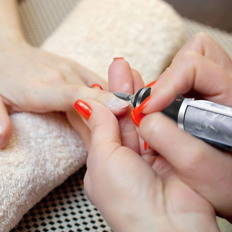 Electric Nail File Thick Toenails 4 Speeds Cordless Acrylic Nailtool Toe Nail Grinder Kit For Thick Nails 5