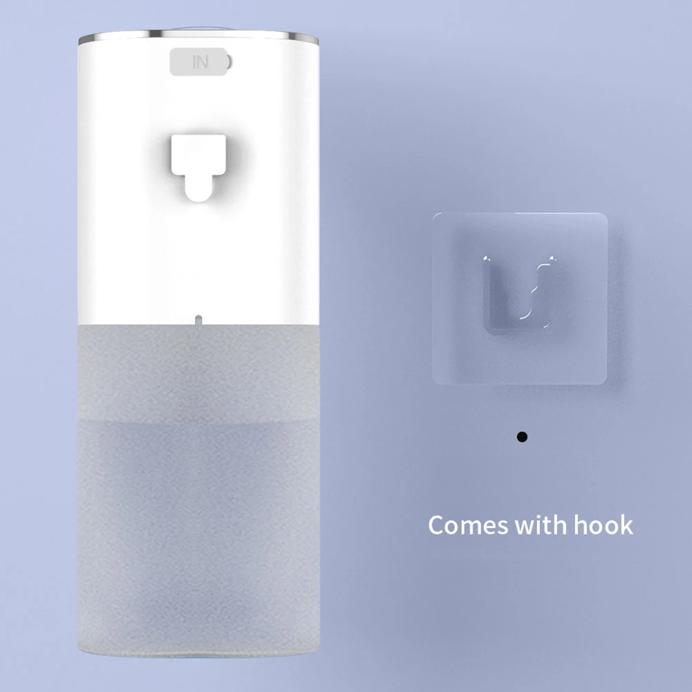 Soap Dispenser Soap Pump Soap Dispenser Head Wall Mounted Dispenser Automatic Soap Dispenser USB Charging Smart Foam/Gel Machine Home Automatic Touchless Sensor Soap Dispenser Hand Sanitizer 400ml