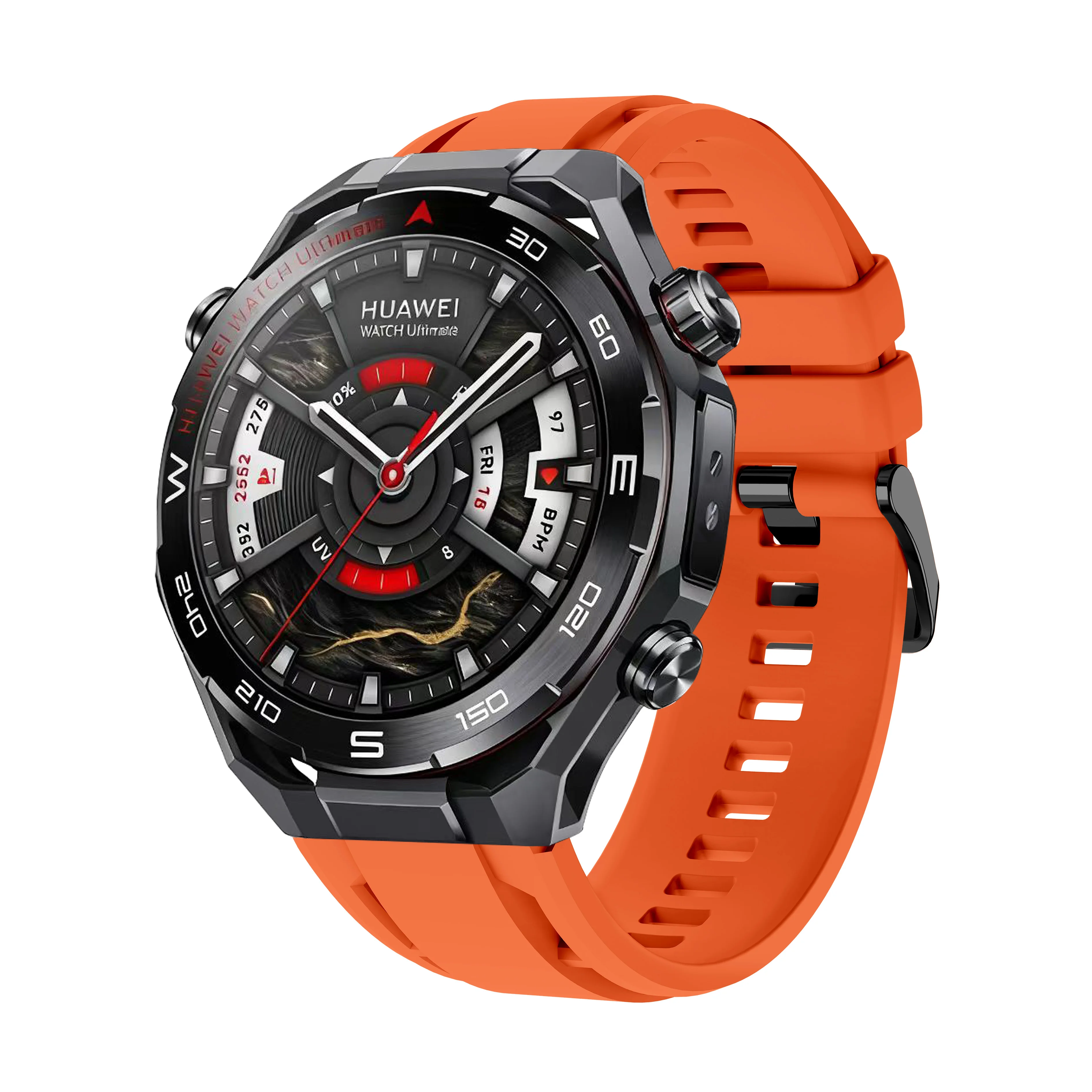 Breathable Soft Silicone Watch Strap - 22mm