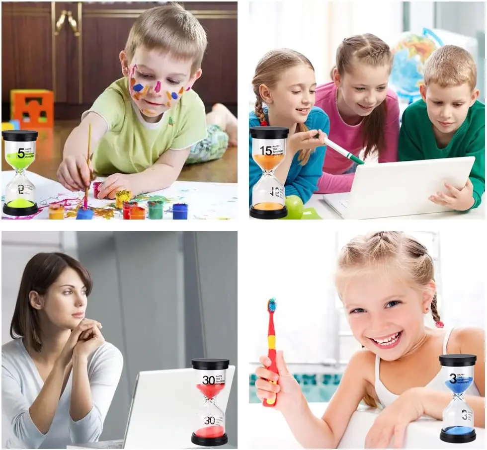 Sand Timer 1/3/5/10/15/30/60 Creative Hourglass Timer Children's Toys Gifts Home Decoration Crafts Birthday Gift Room Decorations