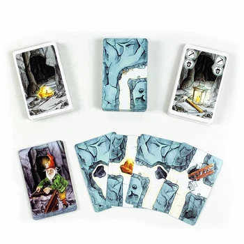 Gioco da tavolo Carte Giochi da tavolo Versione inglese Giochi di carte Nano Gold Mine Scavo Minatore Gioco di carte Giochi di Halloween e Natale