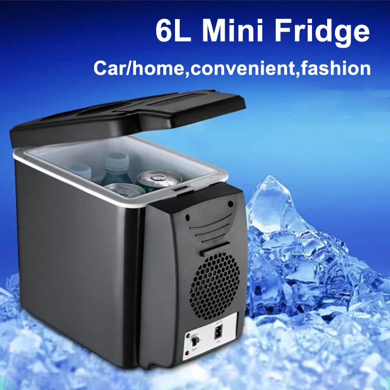 2026 6L 8L Small Car Refrigerator for Home And Camping Summer Cool/Frozen Drinks 12V Car/24V Truck Universal Portable Fridge 2