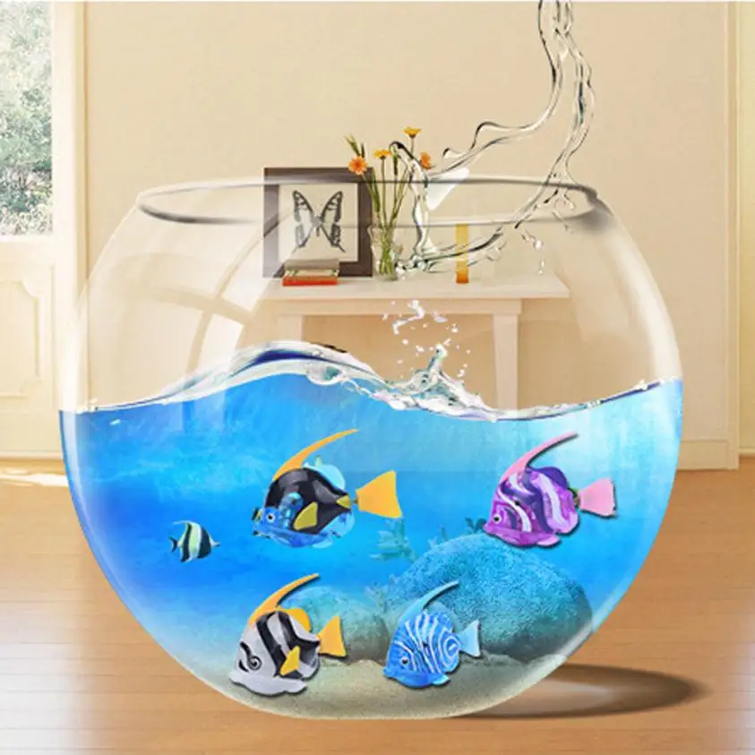 Jouets de poisson simulé: poisson qui peut nager dans l'eau, poisson  électronique à émission de lumière LED - AliExpress