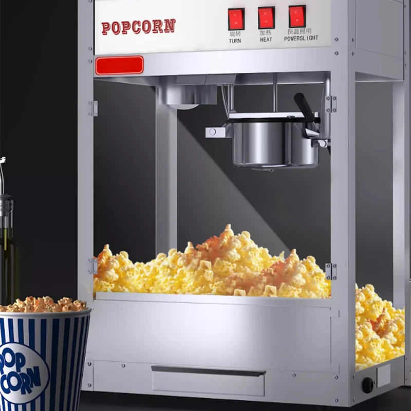 Stainless steel popcorn machine Commercial spherical butterfly popcorn machine Fully automatic popcorn machine 2