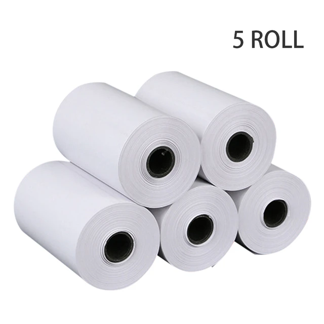 Universal Paper 57x30mm Thermal Receipt Paper for All Mini 58mm Inkless  Wireless Bluetooth Thermal Receipt Printer Papel Termica - AliExpress