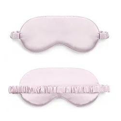 Luxurious 3D Silk Sleep Mask - Ultimate Eye Comfort for Restful Travel & Sleep (Light pink)