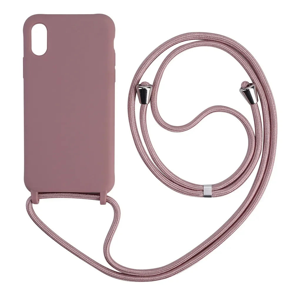 Universal Crossbody Lanyard Rope Strap Phone Case with Adjustable Cord Cover