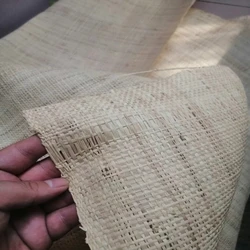 100x100cm Natural Real Raffia Mat Handmade Weaving Raffia Straw Webbing Ribbon Rattan Material Home Furniture Cabinet Decor