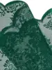 1pc Floral Lace Decorated Door Curtain, Curtains for Living Room, Bedroom, Balcony, Curtains with Rod Pocket 6