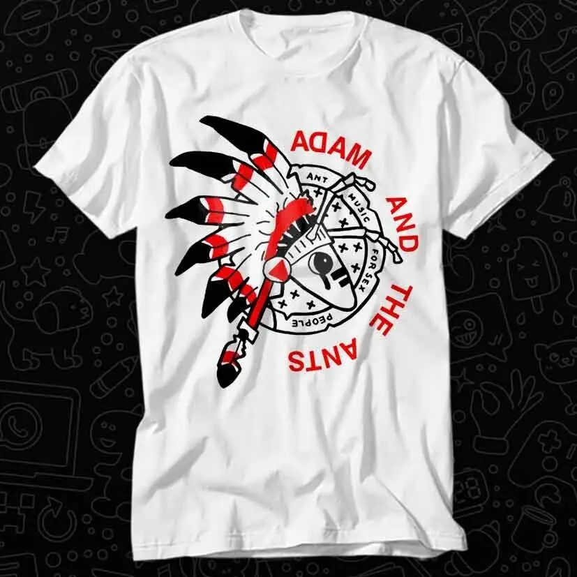 Adam Ant Music For People T Shirt 400 Maniche Lunghe O Corte