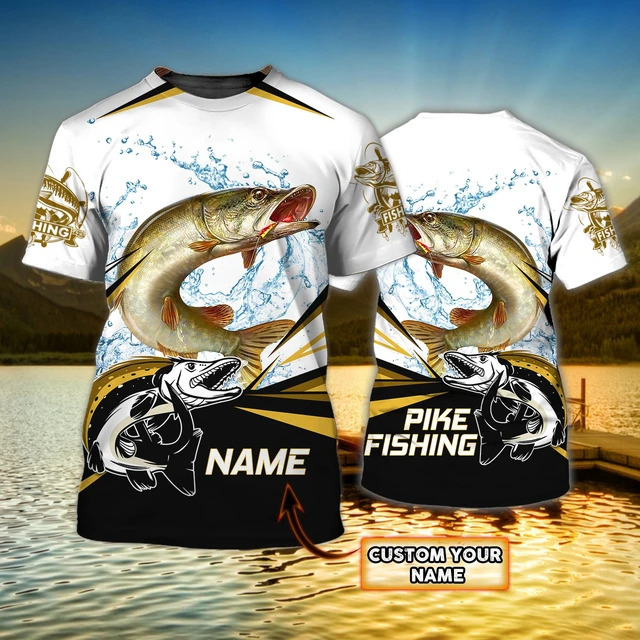 Custom Fishing Shirt Name, Custom Fishing T-shirts