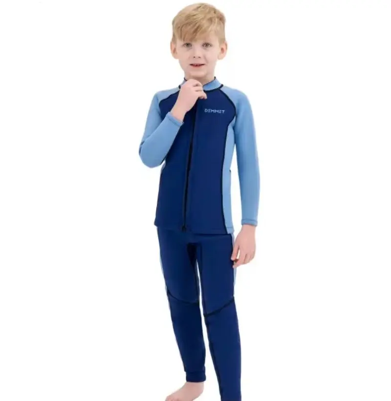Maglietta Protezione Solare Bambini Maniche Lunghe - Costume Da Bagno UV - Foto 5