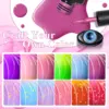 12PCS Temperature Nail Gel Set 3-Layers Change Color Polish Autumn Popular Colors Gel Soak Off UV Nail Manicure Art Varnish Kit 4