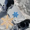 1pc Ski Board Anti Slip Sticker Outdoor Sports Widen Transparent Personal Stickers Thickening Wear Resistant Material Snowflake 4