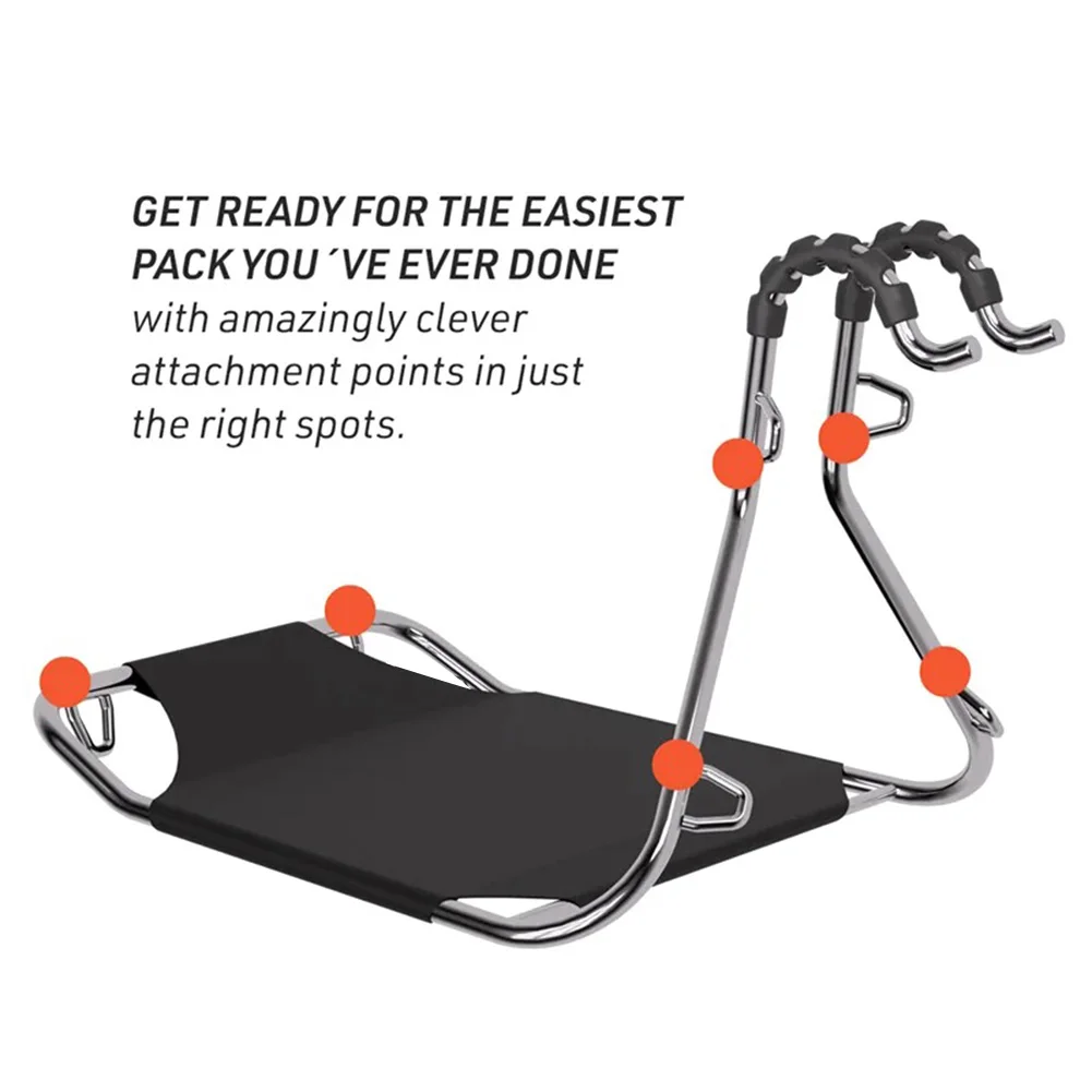 1set Detachable Bike Basket Front Rack Spacious Storage Capacity Bike Bag Free Assembly Luggage Shelf Versatile Compatibility