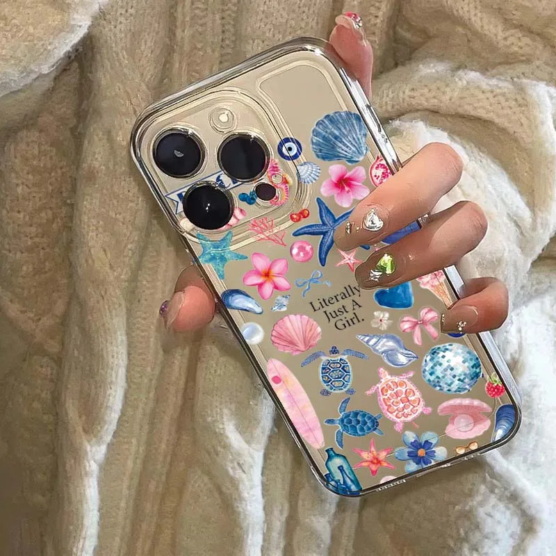 Summer Marine Seafood Design Phone Case Cover