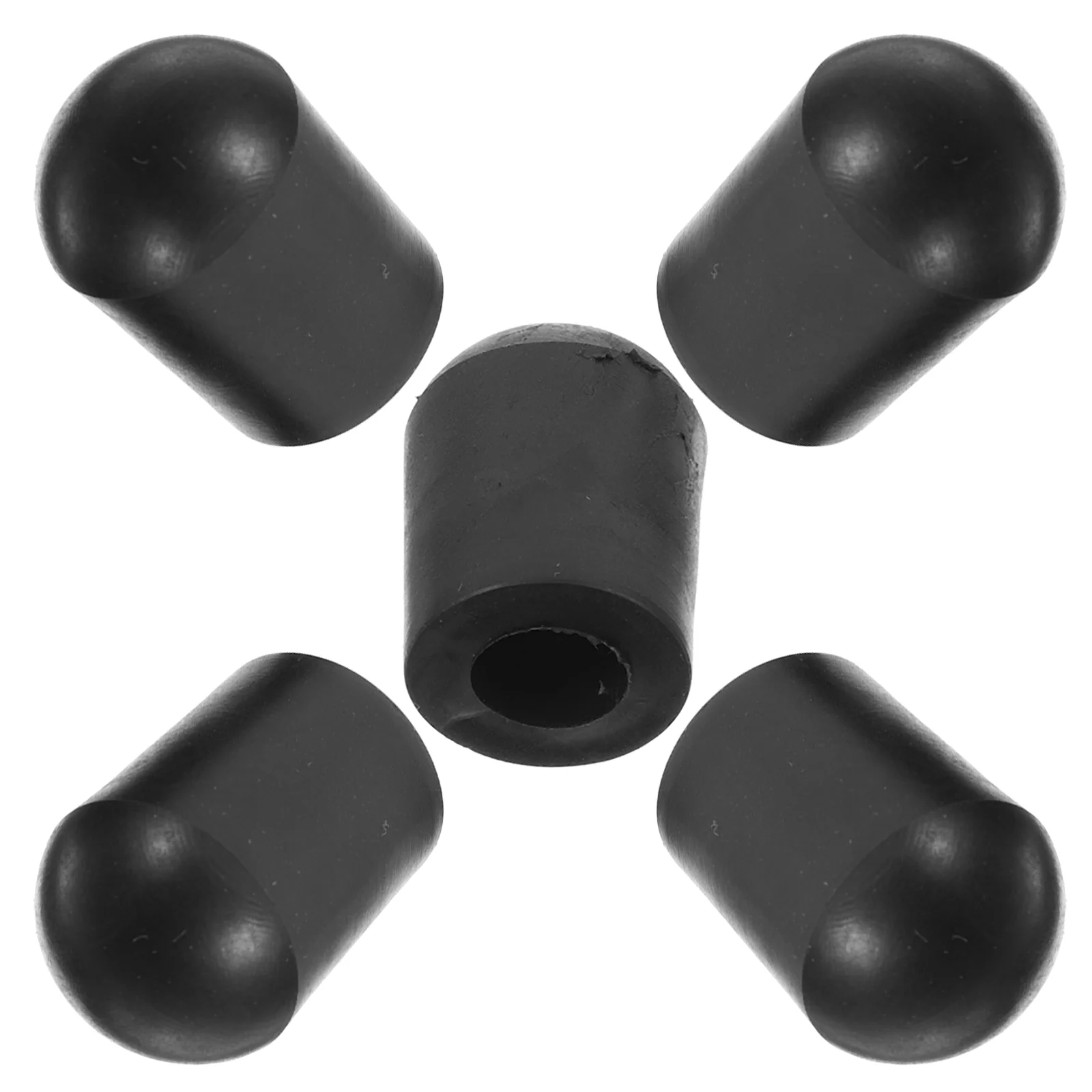 Double Bass Endpin 5 Pcs Accessories Double Endpin Protector Replacement Tip Rubber Stopper for Pad