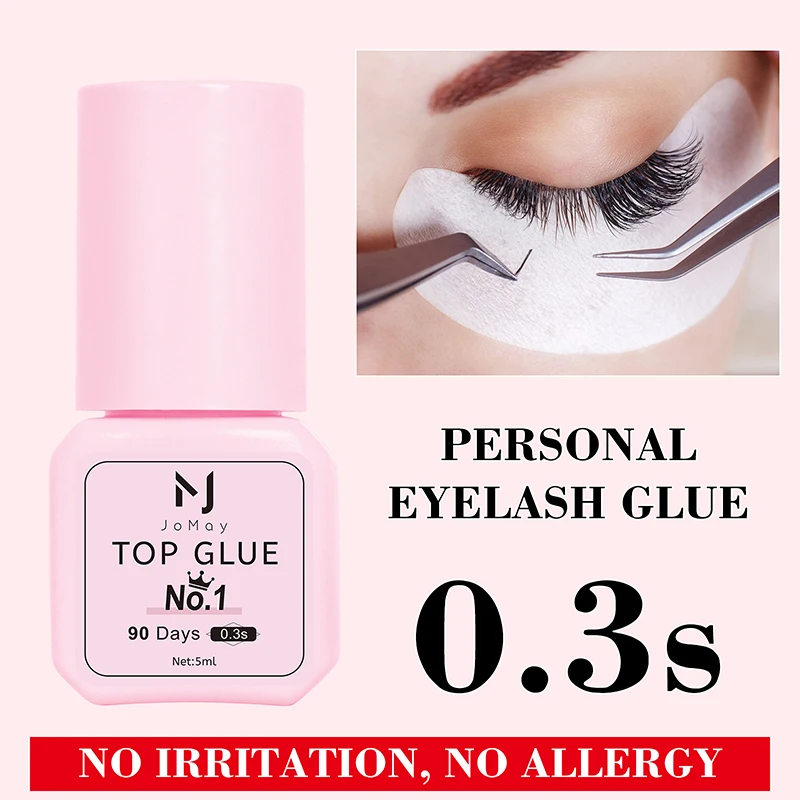 JOMAY 0.3S Glue for eyelashes extra strong glue 70-90days black eyelash glue lash extension supplies adhesive for eyelash 4