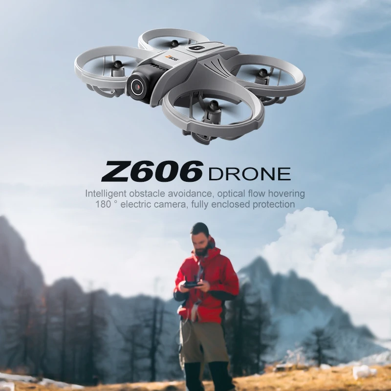 Drone professionnel 8K avec grand écran affichant une vue en direct, parfait pour l'évitement d'obstacles.