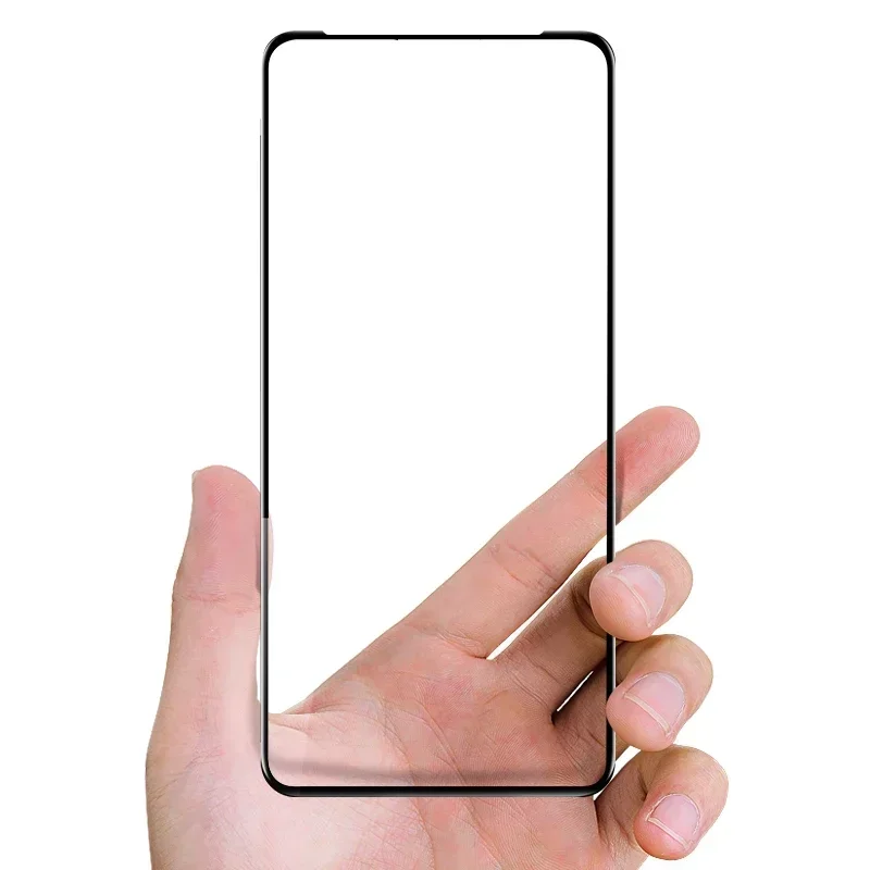 Premium Black Border Tempered Glass Screen Protector, Enhanced Durability Film