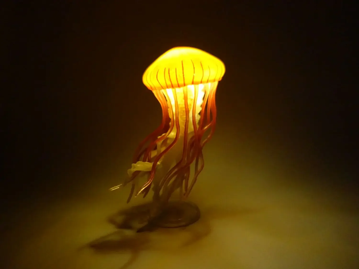 Ikimon capsule toys kawaii Nature Techni color Jellyfish LED