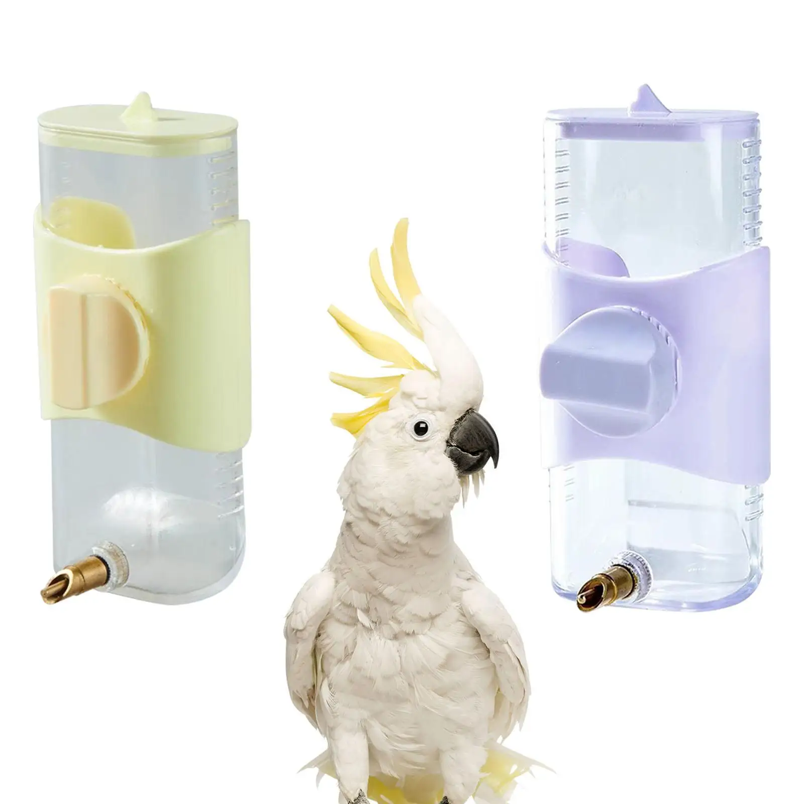 Pet Bird Water Feeder Cage Accessoires Bird Cage Suspended Automatic Water Dispenser Parrot Dispenser Waterer