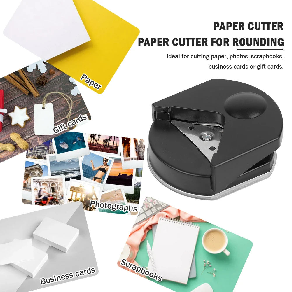 Description Picture 6 of itemRounder Paper Hole Punch Trimmer Mini Portable Corner Rounder Plastic Scrapbook Gift DIY Craft Tool for Cutting Paper Photos