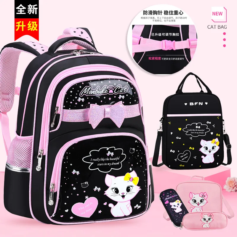 2025 Waterproof Children School Bags For Girls Kids Backpack Orthopedic Backpack Schoolbag Primary School Backpack Mochila 1