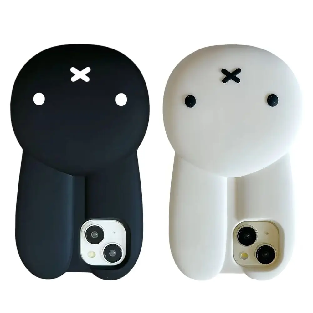 Cute Miffy Silicone Phone Case - Kawaii Anti-Drop All Wrap Soft Cover Gift