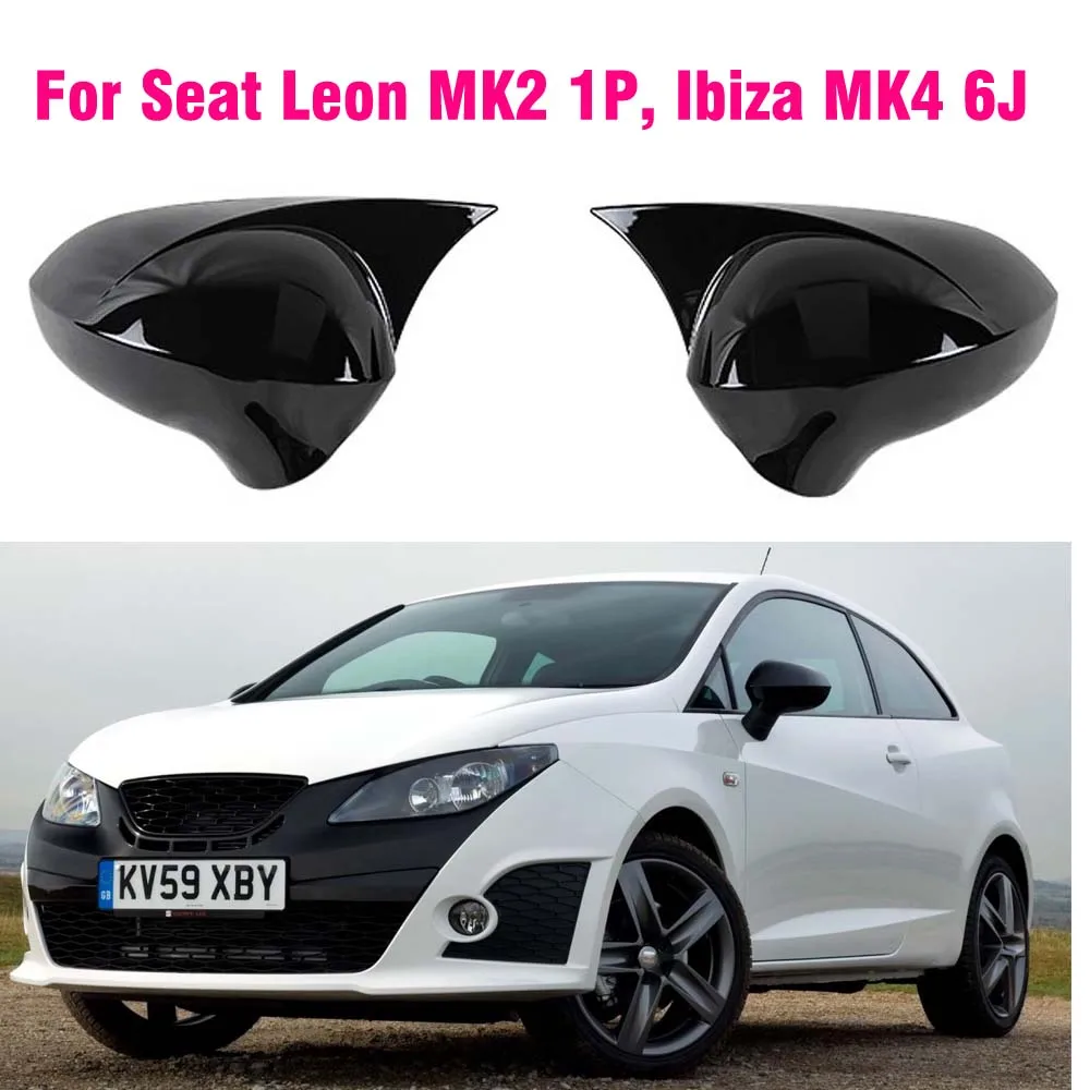 

Колпачки для боковых зеркал заднего вида для Seat Leon MK2 1P , Ibiza MK4 6J , Exeo 3R 2008-2017