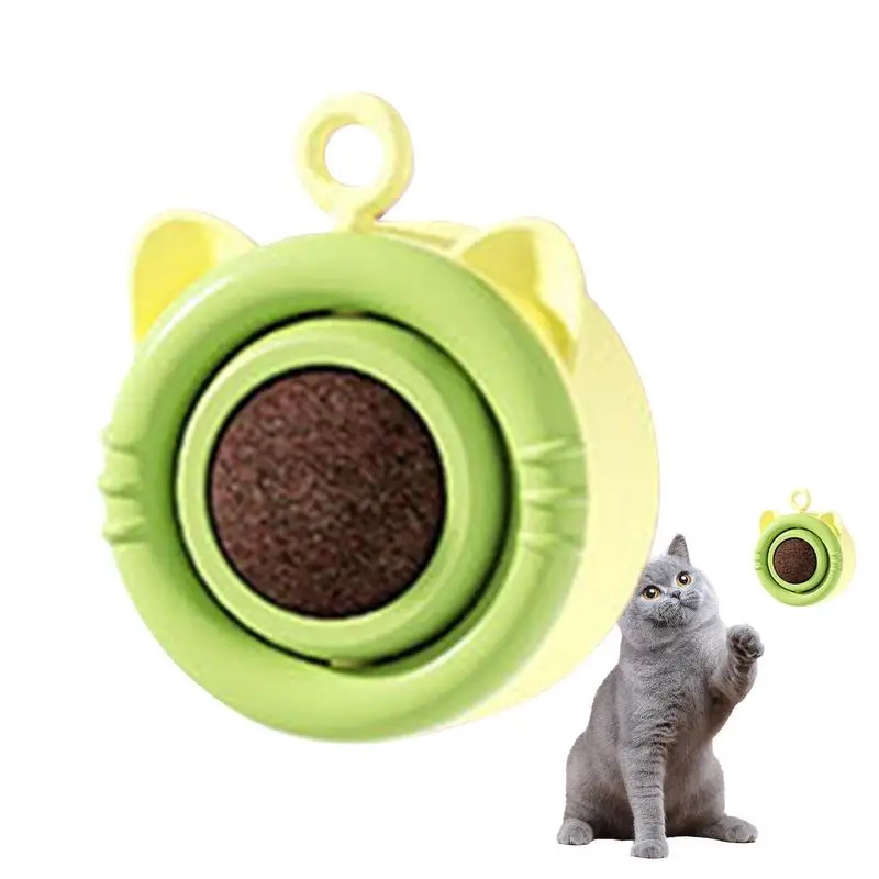 

Catnip Wall Ball Toys Lid-Free Mood Uplifting Catnip Toys With Plant Extract Cats Interactive Toys For Living Room Bedroom Pet