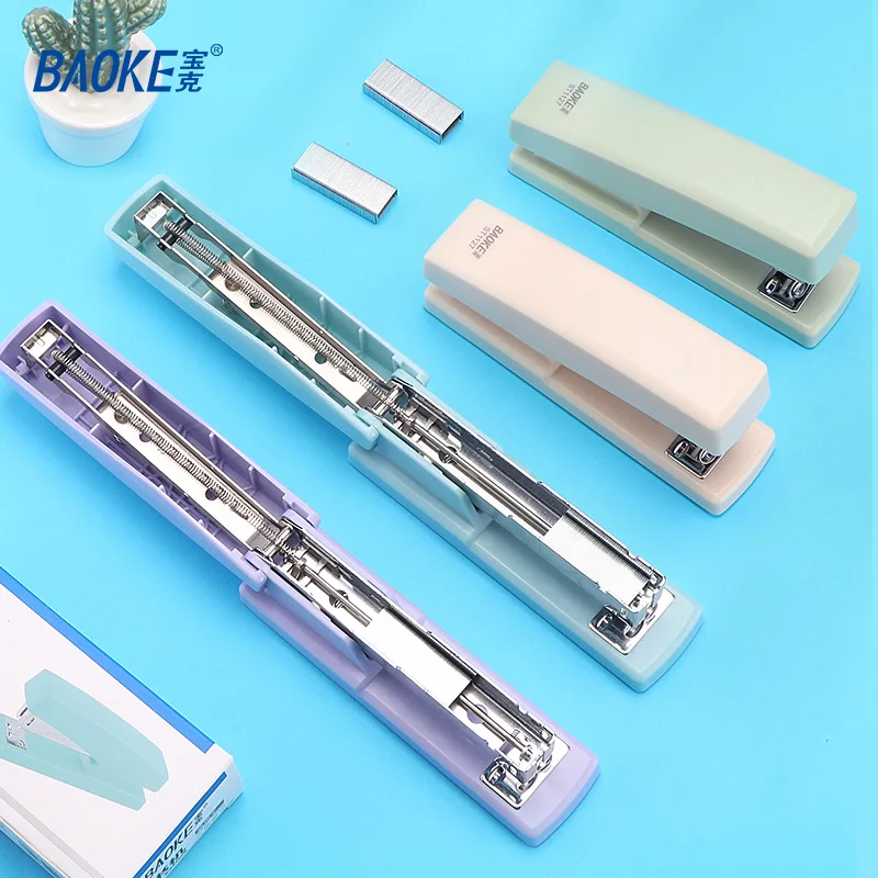 BAOKE ST1127 Colorful Office School Stapler