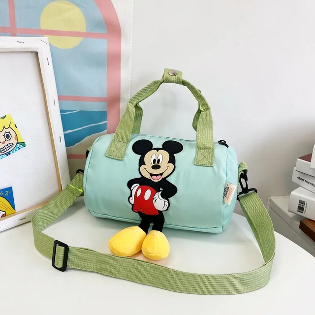 New Disney Shoulder Bags Cartoons Mickey Mouse Casual Canvas Women Shopping Bag Cute Anime Fashion Handbag Messenger Bag Gifts 17