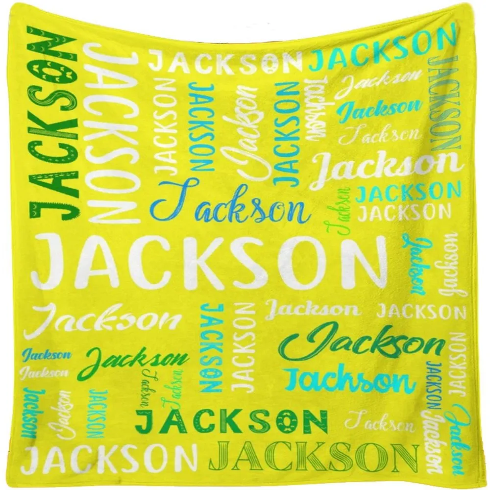 Personalized Fleece Throw Blankets 6