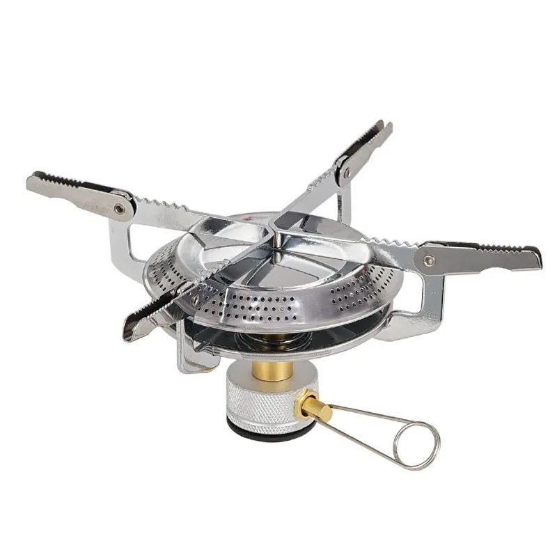 Outdoor Portable Gas Stove Fold Removable High Power Stove Multi Fuel Adjustable Energy-saving Stove Cooker Picnic Tools Camping