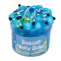 300ml Large Fruit Capacity Crunchy Crystal Slime Set Super Soft And Non-Sticky Jelly Putty Cube Slime Birthday Party Favor Gifts 1