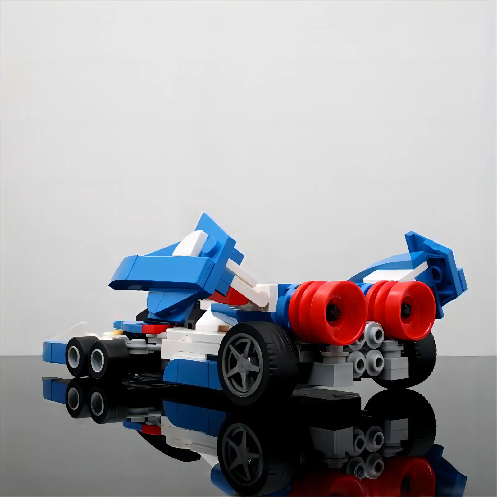 창의적인 도시 차량 블록 MOC 포뮬러 슈퍼 레이싱 아수라다 GSX 모델 DIY 어린이 퍼즐 조립 장난감 생일 선물