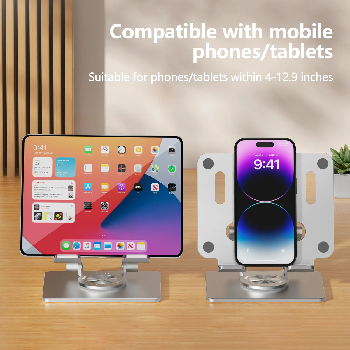 ThundeaL Foldable Ergonomic Laptop and Tablet Stand